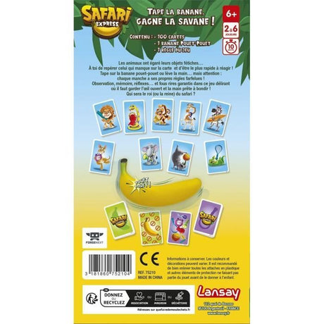 Safari Express - Jeu de société - LANSAY - Des 5 ans