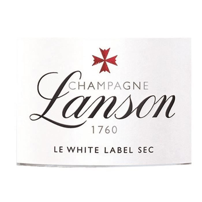 Champagne Lanson Le White Label Sec - 75 cl
