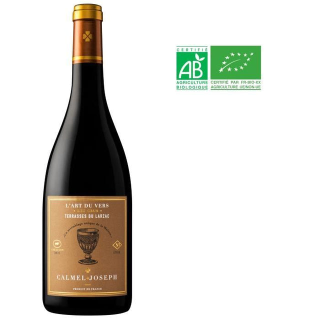 Calmel & Joseph Les Crus l'Art du Vers 2023 Terrasses du Larzac - Vin rouge de Languedoc - Bio