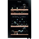 Cave a vin de service - LA SOMMELIERE - SLS45DZ - 45 bouteilles - Porte vitrée - Classe G - 49,5 x 58 x 84 cm - Noir