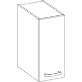 Meuble haut 1 porte battante - Décor chene sonoma - L 30 x P 31,6 x H 72 cm - LASSEN
