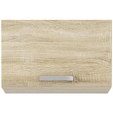 Meuble hotte porte basculante - Décor chene sonoma - L 60 x 31,6 x H 36 cm - LASSEN