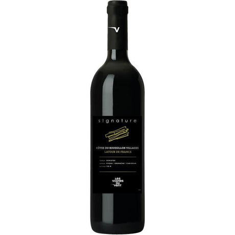 Les Vignes du vin Signature Latour de France 2023 Côtes du Roussillon Villages - Vin rouge de Languedoc