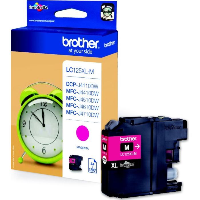 Brother LC125XLM Cartouche d'encre Magenta