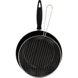 Poele a frire - MENASTYL - 3645749 - En acier émaillé - Noir - 26 cm - Tous feux dont induction