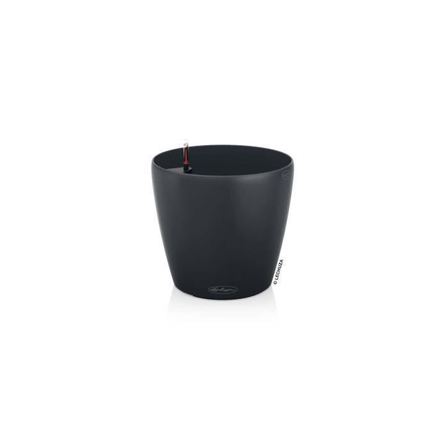 LECHUZA Pot de fleurs Classico Color 28 ALL-IN-ONE - Ř 27,5 x 26 cm - Ardoise 13204