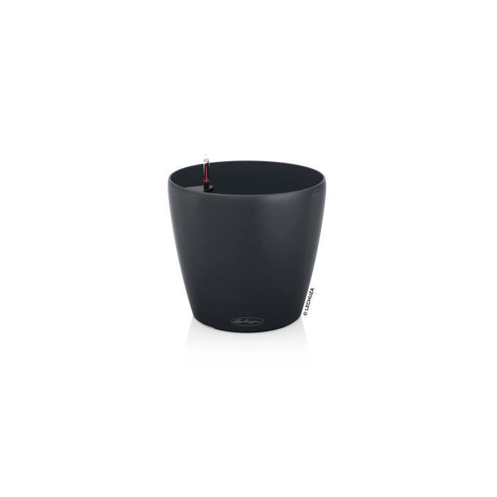 LECHUZA Pot de fleurs Classico Color 28 ALL-IN-ONE - Ø 27,5 x 26 cm - Ardoise 13204