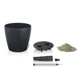 LECHUZA Pot de fleurs Classico Color 28 ALL-IN-ONE - Ø 27,5 x 26 cm - Ardoise 13204