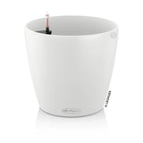 LECHUZA Pot de fleurs Classico Color 43 - All-in-one - Ø 42,0 x 39,5 cm - Kit complet - Blanc - 13230