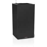 LECHUZA Pot de fleurs - Canto Stone 40 - 40 x 40 x 76 cm - Kit complet - Noir graphite