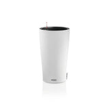 LECHUZA Pot de fleurs - Cilindro color 32 - Ø 32 x 56 cm -  13 L - Kit complet - Blanc