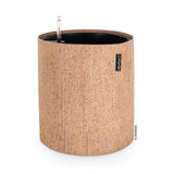 LECHUZA Pot de fleurs TRENDCOVER 32 Cork ALL-IN-ONE - Ø 32 × 33 cm - Naturel clair 441317