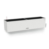 LECHUZA Jardiniere - Balconera cottage 80 - 79 x 19 x 19 cm - 12 L - Kit complet - Blanc