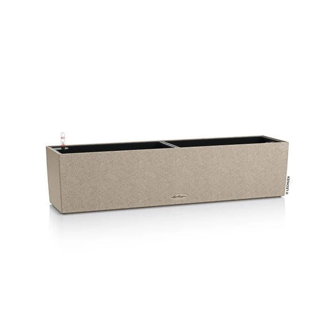 LECHUZA Jardiniere BALCONERA Stone 80 ALL-IN-ONE Beige