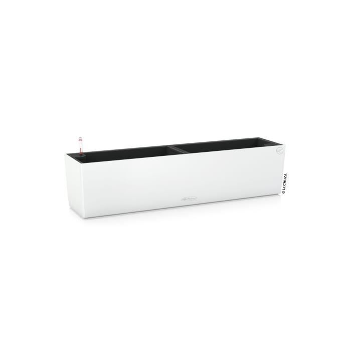 LECHUZA Jardiniere Balconera Color 80 ALL-IN-ONE blanc 15680 421458