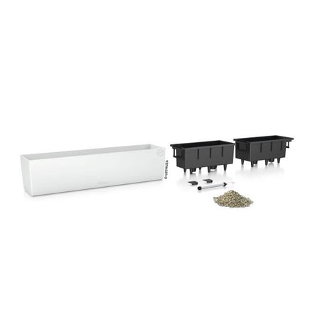 LECHUZA Jardiniere Balconera Color 80 ALL-IN-ONE blanc 15680 421458