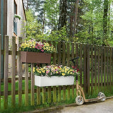 LECHUZA Jardiniere Balconera Color 80 ALL-IN-ONE blanc 15680 421458