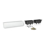 LECHUZA Jardiniere Balconera Color 80 ALL-IN-ONE blanc 15680 421458