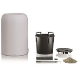 LECHUZA Pot de fleur - Havalo 60 - 60 x 60 x 85 cm - Kit complet - Gris lune