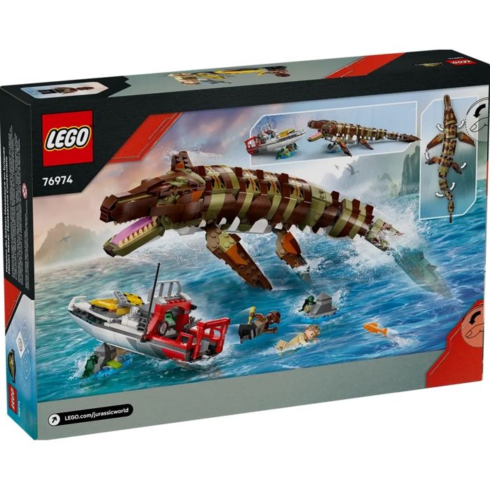 Jouet de construction - LEGO - 76974 - Bateau en mission - Mosasaure - 858 pieces