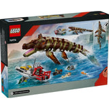 Jouet de construction - LEGO - 76974 - Bateau en mission - Mosasaure - 858 pieces