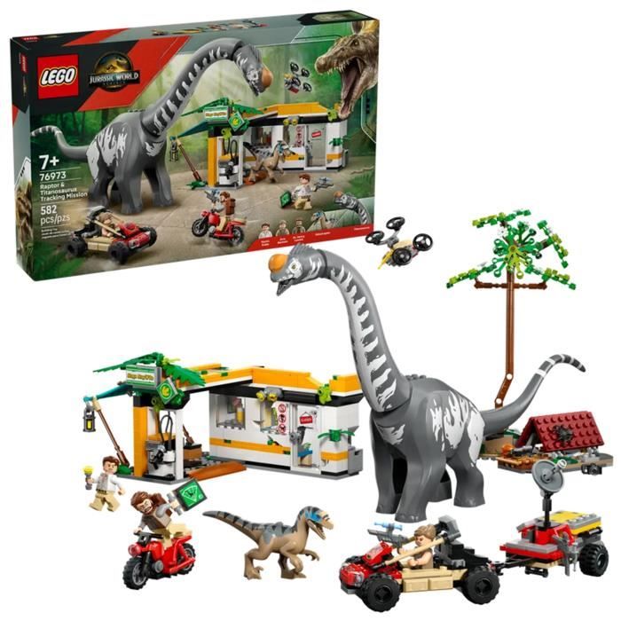 Jouet de construction - LEGO - 76973 - Jurassic World - 582 pieces - Dinosaures