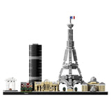 LEGO 21044 Architecture Paris Maquette a Construire avec Tour Eiffel, Collection Skyline, DÈcoration Maison, IdÈe de Cadeau