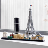 LEGO 21044 Architecture Paris Maquette a Construire avec Tour Eiffel, Collection Skyline, DÈcoration Maison, IdÈe de Cadeau