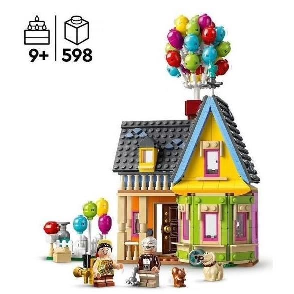 LEGO Disney et Pixar 43217 La Maison de ´ La-haut ª, Jouet 100eme Anniversaire Disney