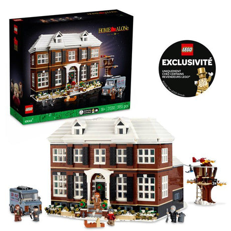 LEGO 21330 Exclu Cdiscount  Ideas Maman, J'ai Raté L'Avion ! Set pour Adultes, Maquette Maison Kevin McCallister