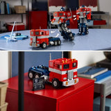 LEGO Icons™ 10302 Transformers Optimus Prime, Figurine Autobot Robot, Maquette Camion, Adulte