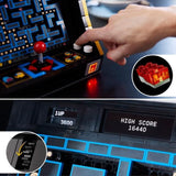 LEGO 10323 Exclu Cdiscount Icons Jeu d'Arcade PAC-MAN, Maquette pour Adultes a Construire, Machine de Jeu avec des Personnages