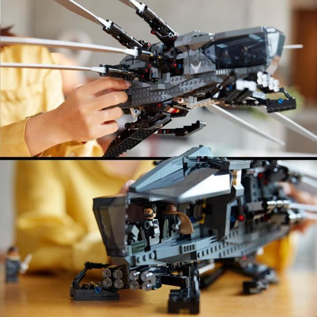 LEGO Icons Dune Atreides Royal Ornithopter, Set de Collection pour Adultes, Idée Cadeau pour Femmes, Hommes et Amateurs de Films de