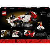 LEGO Icons 10330 McLaren MP4/4 et Ayrton Senna, Set Modele RÈduit de Voiture pour Adultes