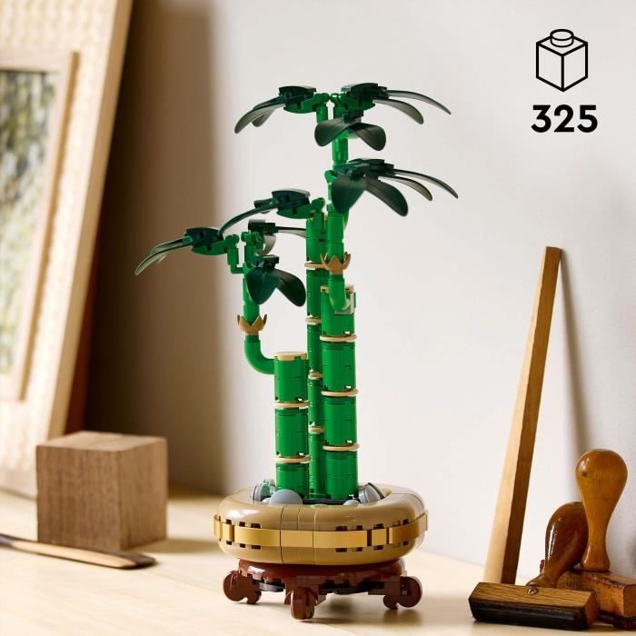 LEGO Botanique 10344 Le bambou de la chance - Plante artificielle et décoration intérieure