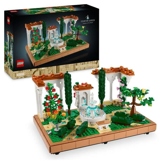 LEGO Icons 10359 Le jardin andalou Cadeau pour adultes amateurs de jardinage et de voyages