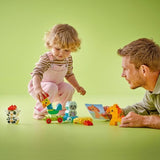 LEGO 10412 DUPLO My First Le Train des Animaux, Jouet a Roues pour Enfants, Animaux Créatifs a Construire