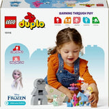LEGO DUPLO | Disney 10418 Elsa et Bruni dans la Foret Enchantée, Jouet de Construction
