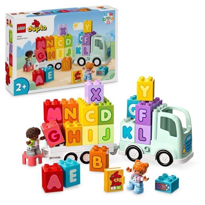 LEGO 10421 DUPLO My Town Alphabet Truck, Alphabet Learning Toy for Kids Ages 2 and Up