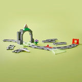 LEGO DUPLO Ma ville 10425 Set d'extension : Les rails et le tunnel du train - Jouet enfant