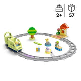 LEGO DUPLO Ma ville 10427 Le train d'aventures interactif - Jouets d'éveil des 2 ans