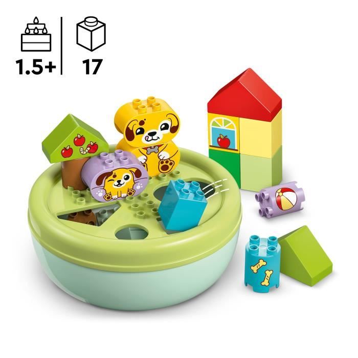 LEGO DUPLO My First 10441 Trieur De Formes : La Niche Du Chiot - Jeu D'éveil Des 18 Mois