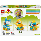 LEGO DUPLO Ma Ville 10448 Animaux Sur Roues 3-En-1 - Jeu De Construction Des 2 Ans  Chien