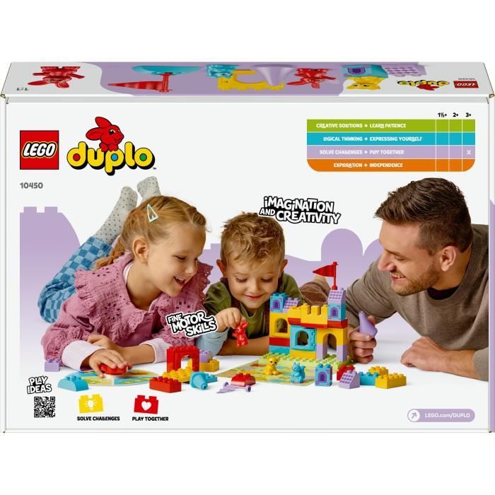 LEGO DUPLO 10450 Le Jeu Du Château d'Hopsy - Jouet De Construction Des 3 Ans Avec Animaux