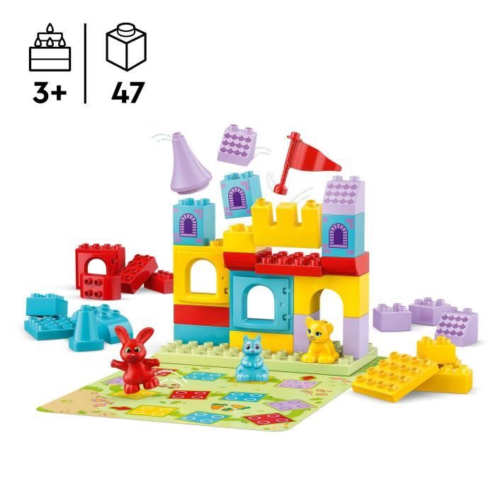 LEGO DUPLO 10450 Le Jeu Du Château d'Hopsy - Jouet De Construction Des 3 Ans Avec Animaux