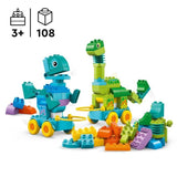 LEGO DUPLO Ma Ville 10451 Dinosaures sur Roues 3-en-1 - Jeu d'éveil des 3 ans