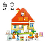LEGO DUPLO 10459 La Maison de Famille de Bluey et le Jeu de Mémoire - Jeu Créatif 3 ans