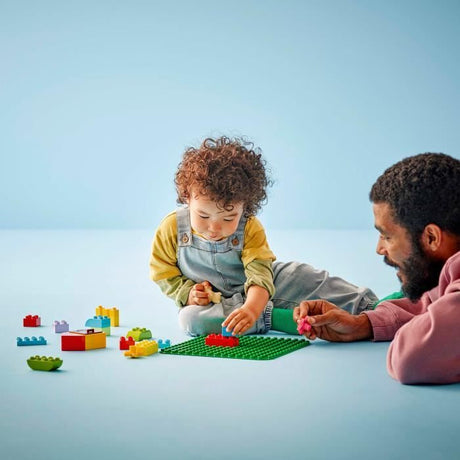 LEGO DUPLO 10460 Plaque de construction verte Jouet de construction pour bébés de 18 mois