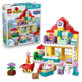 LEGO DUPLO Peppa Pig 10467 La Maison Familiale - Jeu Éducatif pour Bébé des 2 ans - Cadeau