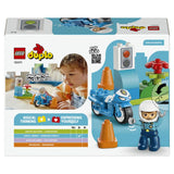 LEGO DUPLO Ma Ville 10471 La Moto de Police Bleue - Jouet pour Garçon ou Fille des 2 ans